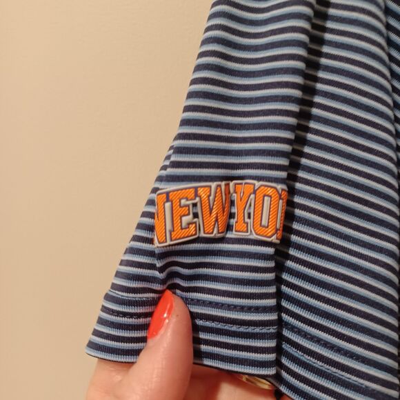 NEW NIKE MENS TOUR DRI-FIT GOLF POLO SHIRT BLUE STRIPE FZ7479 MENS XS - Picture 6 of 9